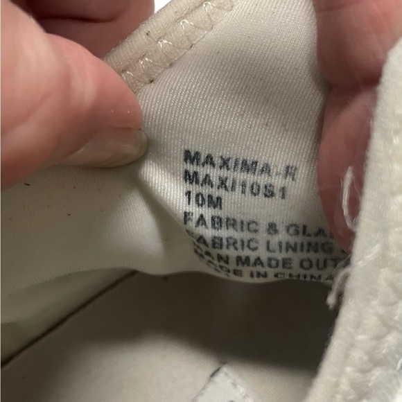 Steve Madden White bejeweled sneakers Maxima NY90 women’s size 10 - Picture 5 of 7